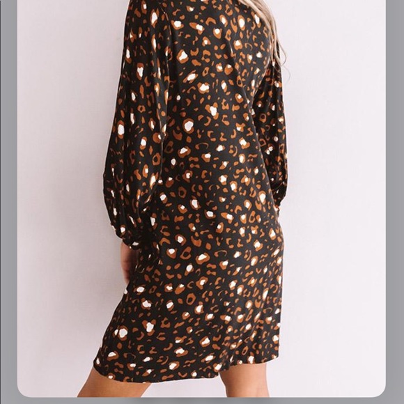 🎉HP 4X🎉NEW SIZE S Impressions Leopard Shift Dress - Picture 6 of 7